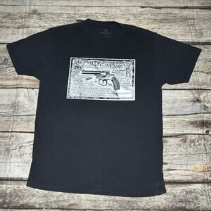 Smith & Wesson Superior Automatic Revolvers Guns Graphic Logo Tee Mens Large